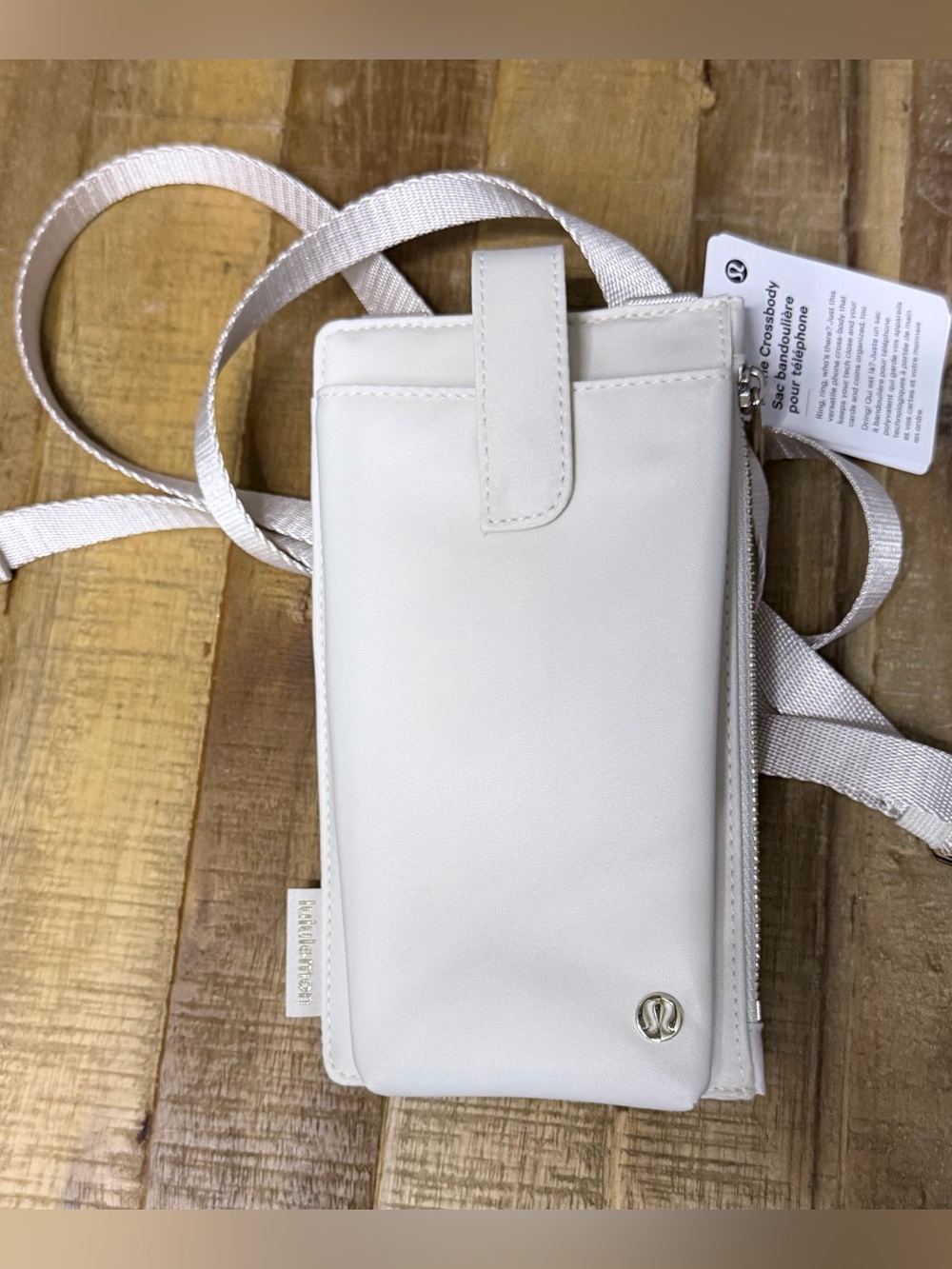 NWT!! LULULEMON Phone Crossbody Ivory SOLD OUT Color